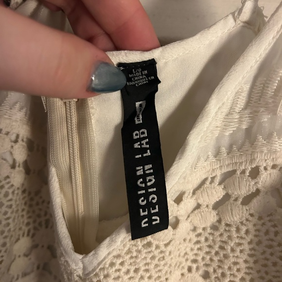 Design Lab Mini White Dress - Picture 4 of 7